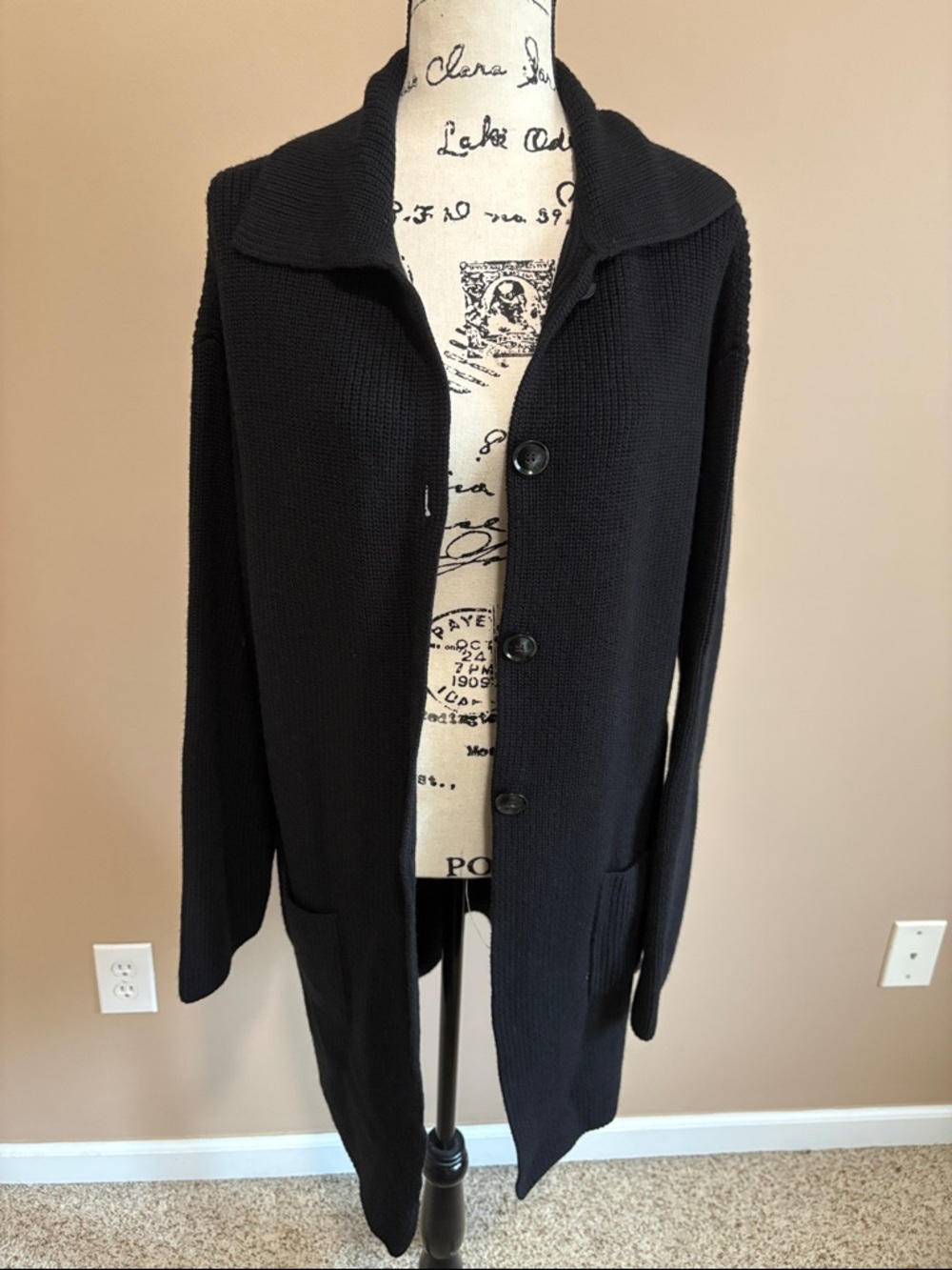Amina Rubinacci Ribbed Knit Cardigan - size IT 46